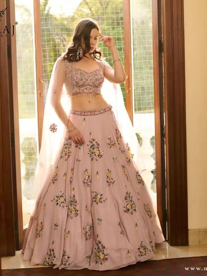 Meraj Couture - Luxury Occasion Wear Ethereal Lehengas: Pastels & Ivories photo 42