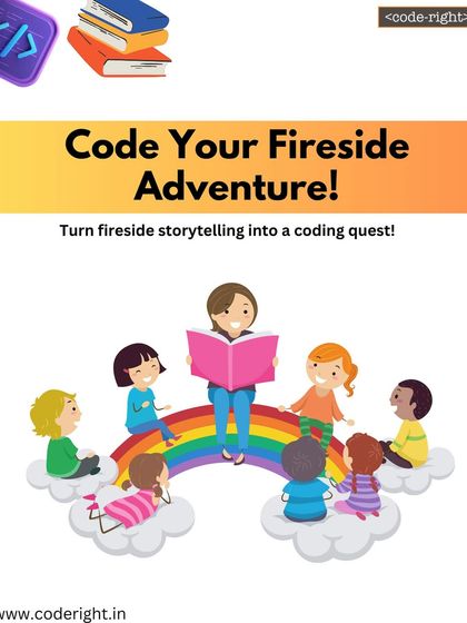 I love turning everyday activities into coding quests. This series shows how fireside storytelling can become an exercise in computational thinking, where kids "code" their own adventure.