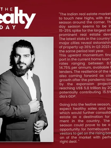 The Realty Today featured our perspective on the festive season's impact on the market. With sales up 36% in Q3 2023, we guide investors on how to leverage this momentum for the best deals.