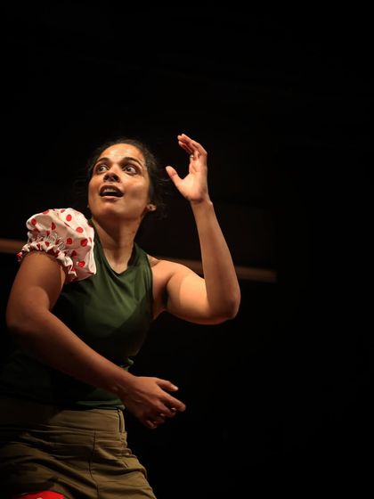 A still from a tech run of "Gretel."