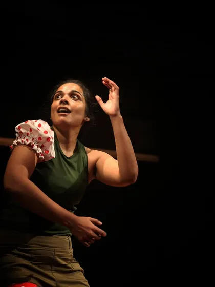 A still from a tech run of "Gretel."