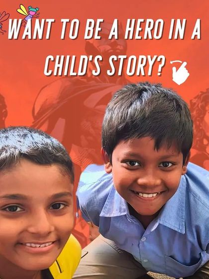Want to be a hero in a child's story? Your donation, big or small, helps build bridges from shattered realities to hopeful tomorrows by funding our libraries and story programs.