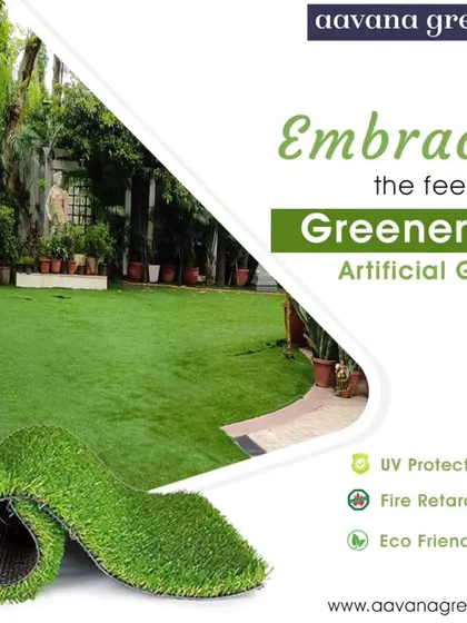 We deliver greenery that is built to last. This image highlights our turf's key technical features: it is UV protected to stay green in the harshest sun, fire retardant for safety, and an eco-friendly choice that saves water and eliminates the need for pesticides.