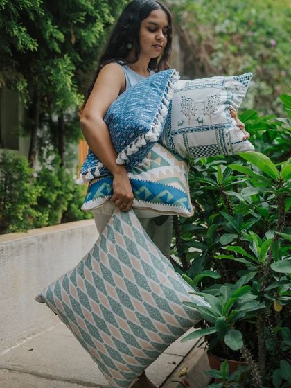 The Yellow Dwelling - Custom Soft Furnishings Finishing Touches: Cushions, Throws & Sofa Covers photo 41