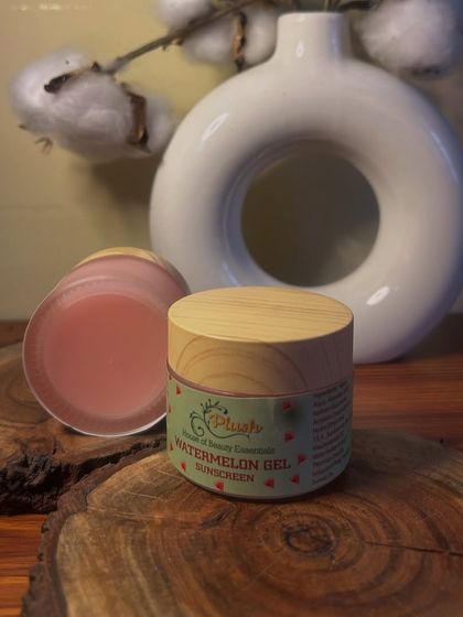 Introducing my summer special, the Watermelon Gel Sunscreen. This lightweight, non-greasy formula protects, hydrates, and nourishes your skin daily.