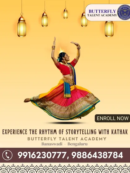 Experience the timeless art of Kathak with us. Our classes focus on the intricate footwork, graceful spins, and expressive storytelling that make this North Indian classical dance form so captivating. We welcome beginners and experienced dancers alike.