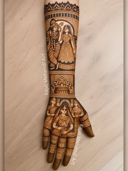 This is an AI-generated image that inspires me. I am always learning new tricks and techniques to become a better professional mehndi artist. Join my classes to learn too.