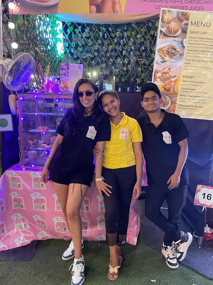 Me and my amazing team at The Lil Flea. We couldn't do it without them.
