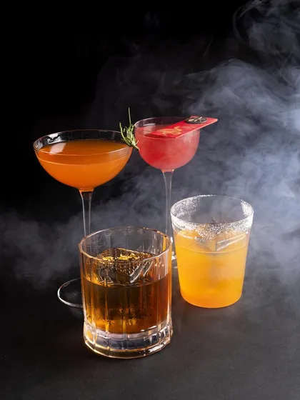 I love playing with smoke and shadows to create a moody, luxurious vibe. This shot was all about capturing the elegance and mystery of a well-crafted cocktail, making it feel like an exclusive experience.
