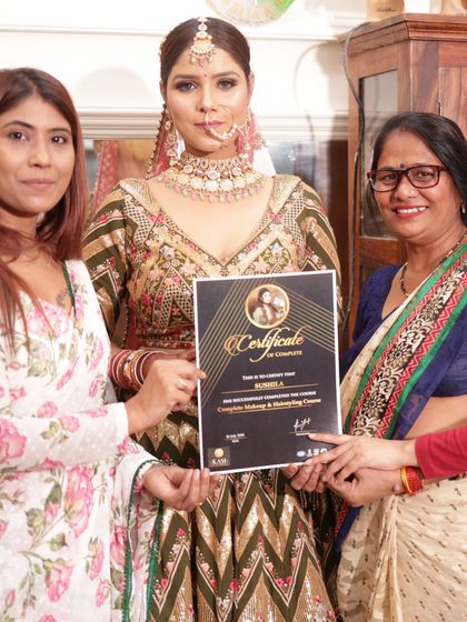 Congratulations to my dear student, Sonali, on successfully completing the course.