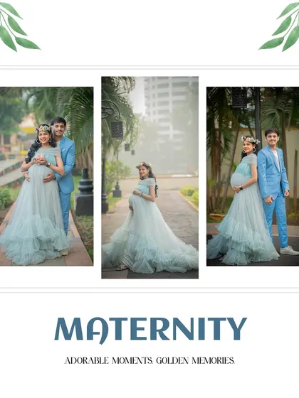 This couple looks absolutely regal in their coordinated blue outfits. I help with styling to ensure your photos are cohesive and beautiful.