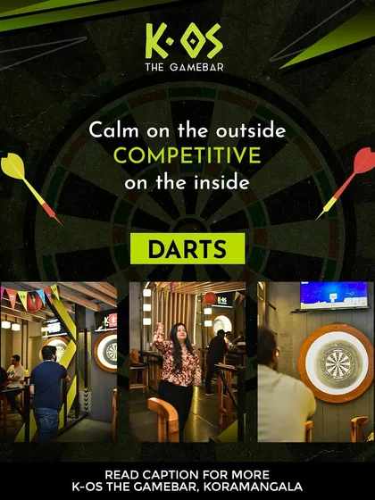 Calm on the outside, competitive on the inside. Darts is a game of cool, calculated precision.