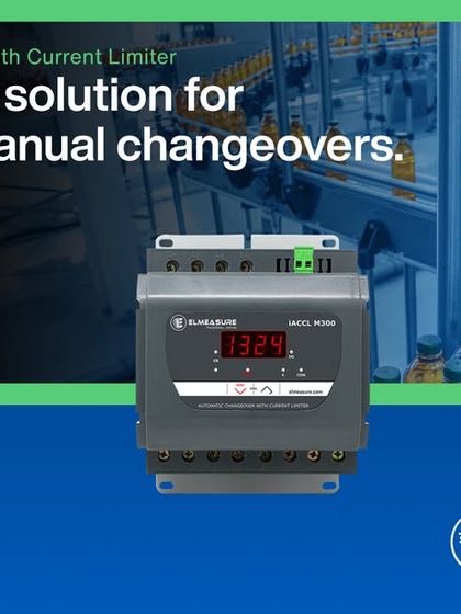 This banner for the iACCL M300 highlights its utility for modern living. It is the perfect solution to end the annoyance of manual generator switching in apartments and commercial buildings.