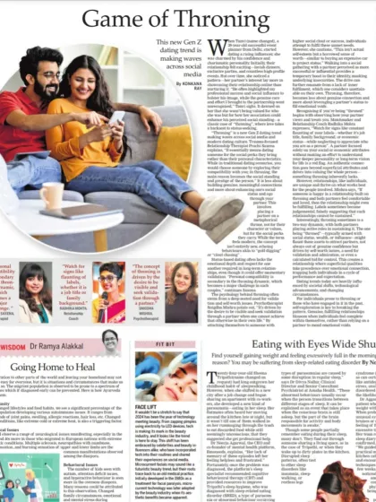 The media often calls on me to decode new dating trends. Here, I'm featured in The New Indian Express, breaking down the Gen Z trend of 'Throning'. Understanding these trends is key to navigating the modern dating world with confidence.