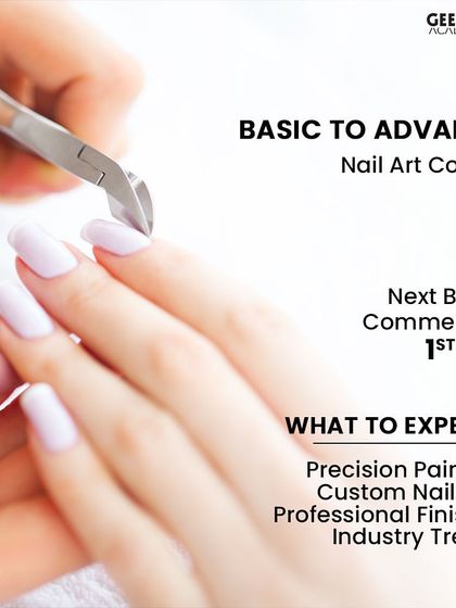 From basic to advanced, our nail art course covers everything. You will learn precision painting, custom nail care, professional finishes, and how to stay on top of industry trends.