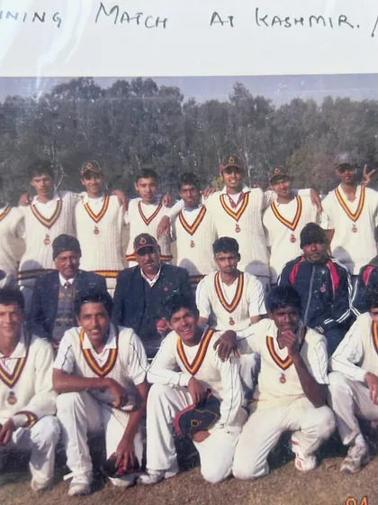 A throwback photo of our team after winning a match in Kashmir/Jammu in 2009. My journey with my players has been a long one.