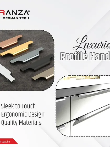 My luxurious profile handles are sleek to the touch and ergonomically designed. Made from quality materials, they add a touch of modern elegance to any furniture.