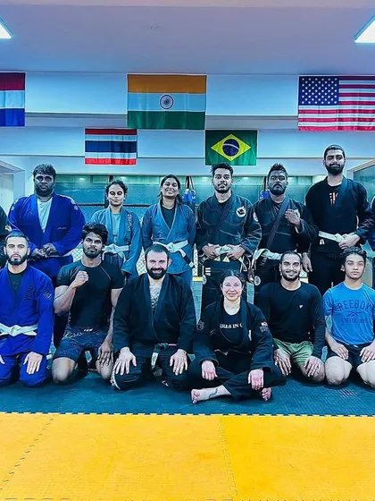 Another group shot from a Gi session. The family that trains together, stays together.