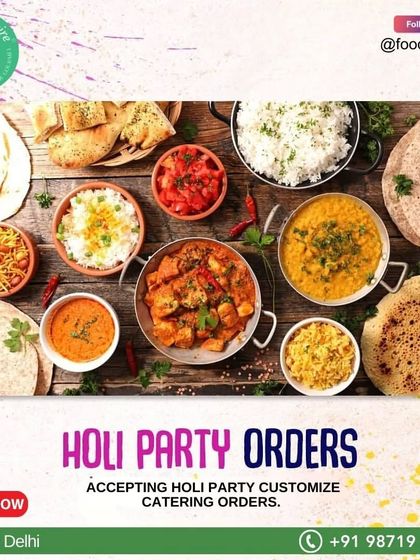 Planning a Holi party? I accept customized catering orders to make your celebration delicious and stress-free.