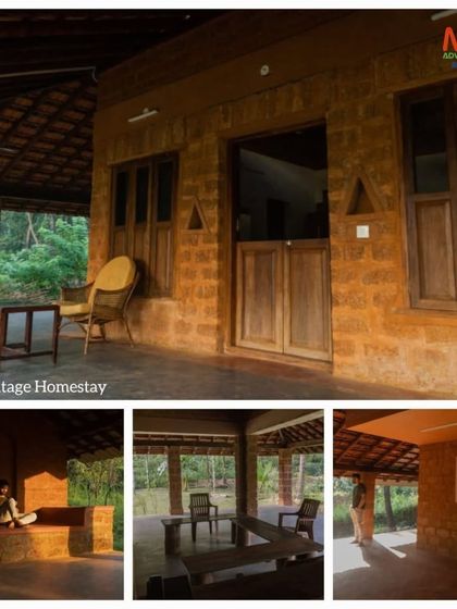 A look at the traditional architecture of our heritage homestay in Uttara Kannada, offering a comfortable and authentic experience.