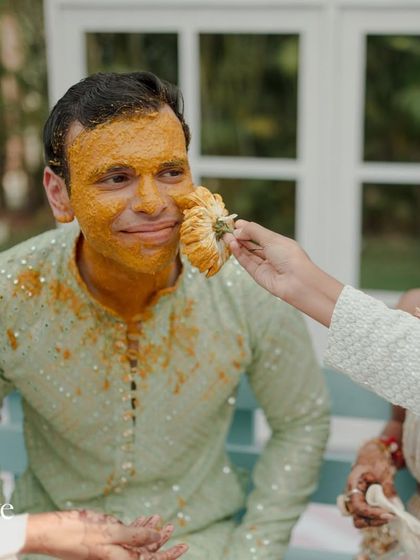 Vibrant Haldi & Mehendi Celebrations photo 50