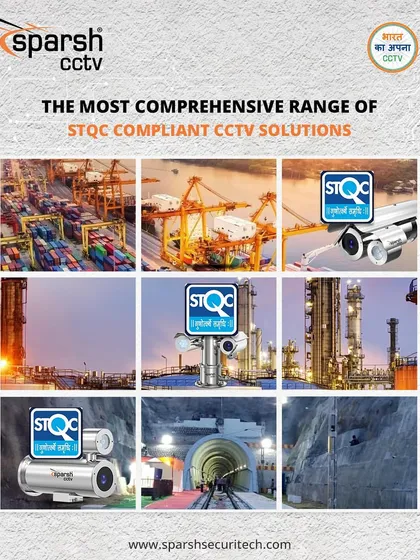 My STQC-certified cameras are built for every need, securing critical infrastructure like ports, industrial plants, and tunnels. This demonstrates my capability to protect the backbone of the nation's economy and transport.