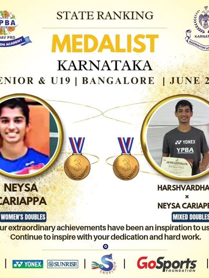 Yadav Pro Badminton Academy - Professional Badminton Coaching Programs State & Zonal Tournament Winners photo 20