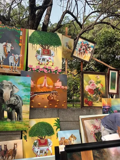 More amazing artwork on display at the Chithrasanthe. Events like these are a huge source of inspiration.