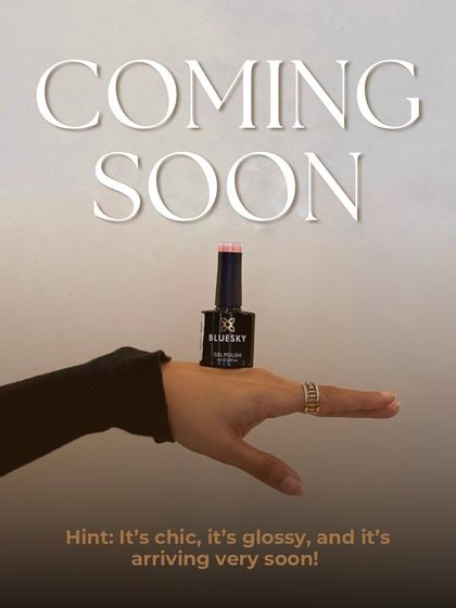 Big news! This was my "coming soon" teaser before I officially launched nail services. It's chic, it's glossy, and it's all here for you.