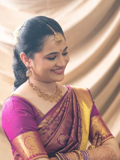 Shreeja - Bridal Makeup & Styling Elegant Engagement & Pre-Wedding Looks photo 23