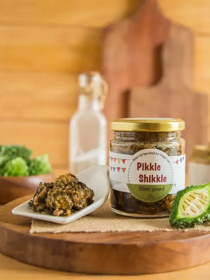 My Bitter Gourd (Karela) pickle is for the adventurous palate. Many are surprised by how delicious it is, with the bitterness balanced by tangy spices.