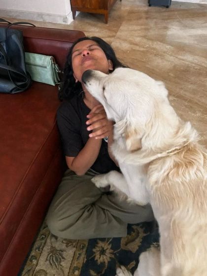 These additional photos showcase the variety of wonderful dogs I have the pleasure of caring for, each with their own unique charm and personality. From playful moments to quiet cuddles, every interaction is special.