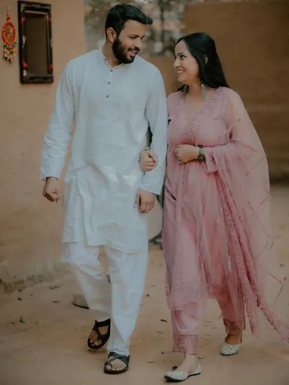 Authentic Desi Charm. Our rustic village set offers a timeless backdrop for shoots that feel both traditional and heartfelt. It's an ideal location for capturing culturally rich pre-wedding stories and family portraits.
