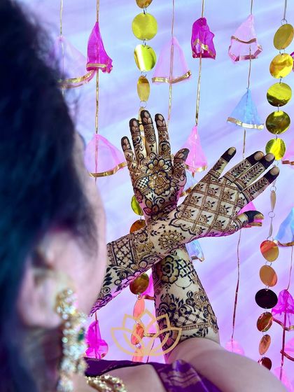 Lotus Mehendi Arts - Bridal & Occasion Mehendi Elaborate Bridal Designs photo 64