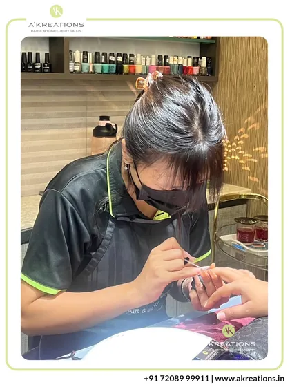 Our expert nail artists dedicate immense precision and focus to every detail, ensuring a flawless and beautifully crafted result for your manicure.
