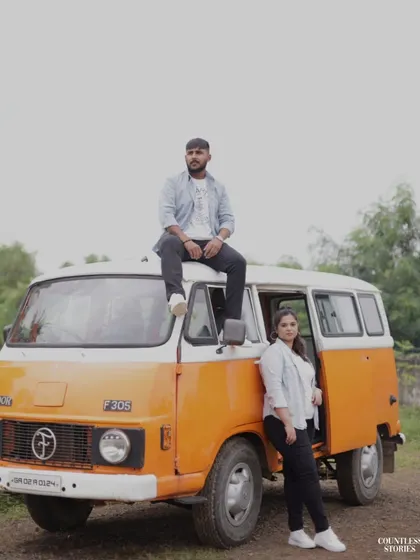 For the adventurous and free-spirited, I love creating shoots that feel like a road trip with your best friend. This session with a vintage van was all about capturing a relaxed, bohemian vibe. It shows that the most memorable photos often come from just being yourselves and having fun.