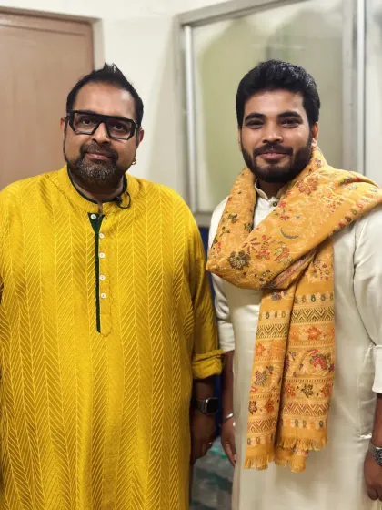 My humble pranam to the legendary and iconic Padmashree Shankar Mahadevan ji. It was an honour to meet him and wish him on his birthday.