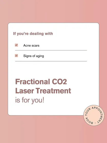 If you're dealing with acne scars or signs of aging, the Fractional CO2 Laser treatment is a powerful option to consider. A consultation can determine if it's right for you.