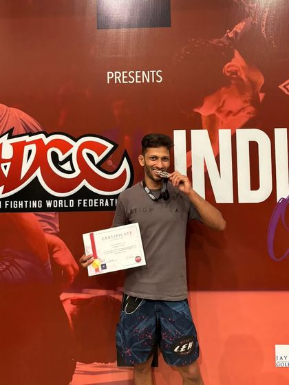 Jitendra proved again why he is one of the top blue belts in the country, fighting hard to earn a silver medal at the ADCC India Open.