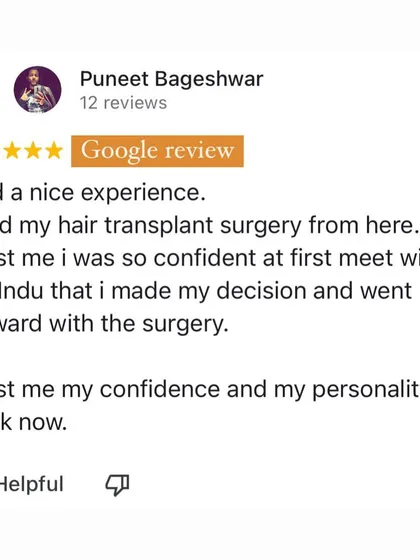 "My confidence and my personality is back now." A powerful testimonial from Puneet Bageshwar, who felt confident from his very first meeting with me and is thrilled with his surgery results.