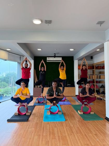 Hamsa Yoga - Group Yoga Classes Yoga with Props: Deepen Your Practice photo 34