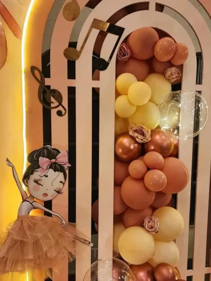 Twirl and sparkle! Our ballerina theme is a dream come true for little dancers, featuring graceful cutouts, musical notes, and a soft, elegant color palette.