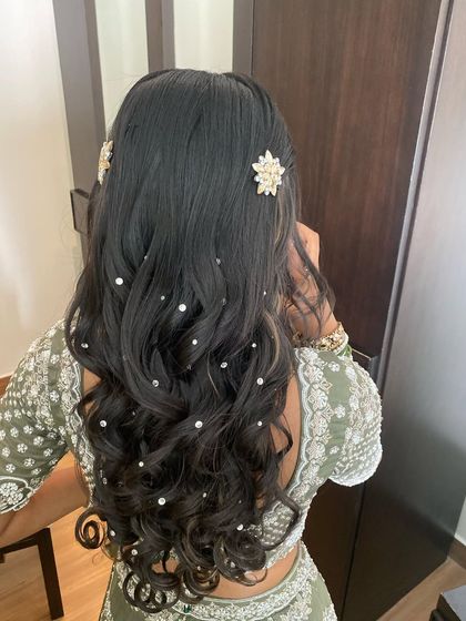 Shruthi - Bridal & Event Hairstyling Modern Styles for Sangeet & Receptions photo 77