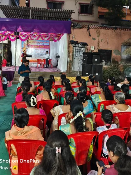 A live singing and dance event for a community gathering. I provide the stage, seating, and a complete sound system with microphones to ensure the performers are heard clearly by the entire audience.