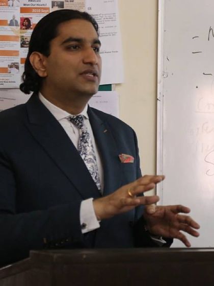 Interacting with students at the Apeejay Institute of Mass Communication. I was invited to speak on the topic of 'Conceptualizing Events', sharing my approach to creating memorable experiences.