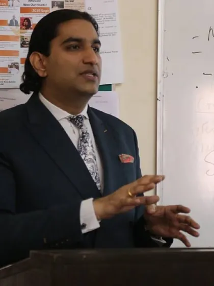 Speaking to students at the Apeejay Institute of Mass Communication on the topic of 'Conceptualizing Events'. A great event starts with a strong concept, and I was happy to share my framework with them.