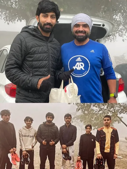 Thanking our supporters for helping provide shoes to needy players. The running community, including Adidas Runners, consistently steps up to help our athletes.
