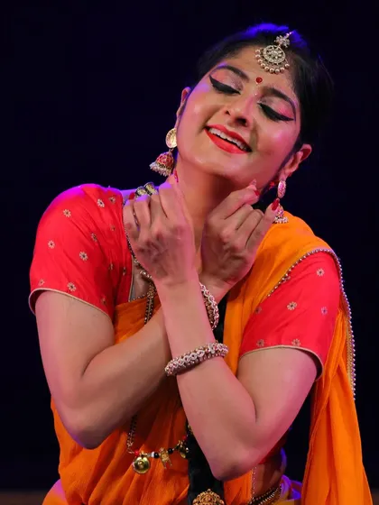 Dance for me is a deep, internal journey. In solo performances like this 'Ekaharya' presentation, I immerse myself completely in the emotion of the character, using subtle expression to convey a universe of feeling.