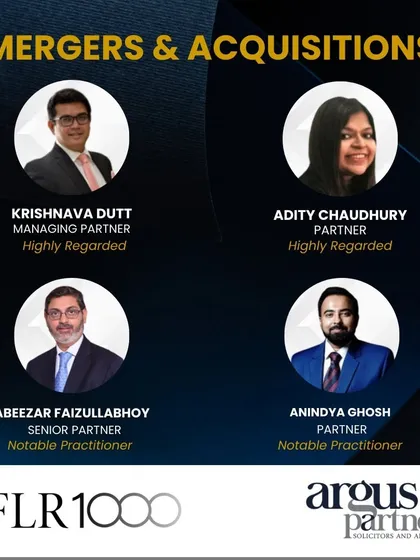 IFLR1000 has recognized me and my partners as 'Highly Regarded' and 'Notable Practitioners' in Mergers & Acquisitions for 2024.