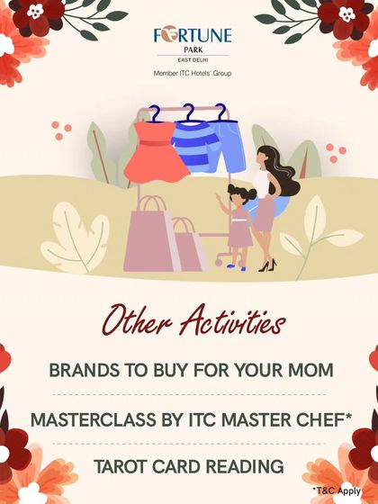 We hosted a variety of activities for our Mother's Day event, including pop-up shops, a masterclass by an ITC Master Chef, and tarot card readings.